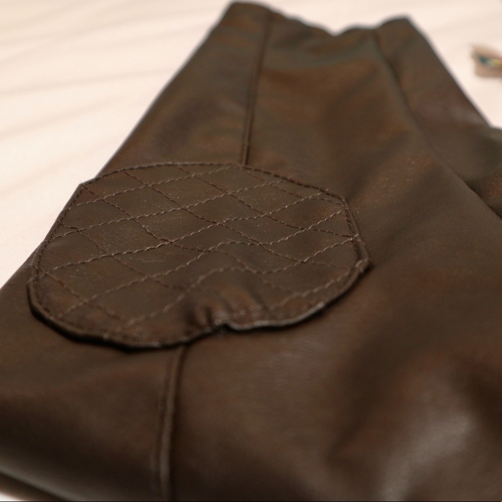 Ruffled Leather Jacket - Picture 4 of 5